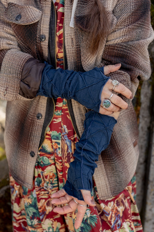 Bamboo Fleece Textured Arm Warmers