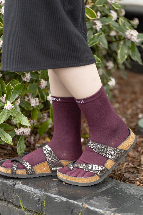 Basic Wool Liner Crew Toe Socks