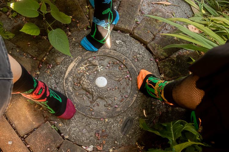 Botanical Nouveau Crew Socks - Image 12