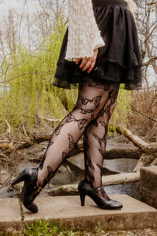 Butterfly Net Tights - Image 4