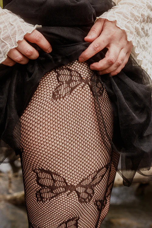 Butterfly Net Tights - Image 6