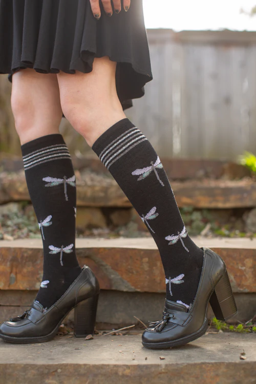 Dragonfly Compression Knee High - Image 3