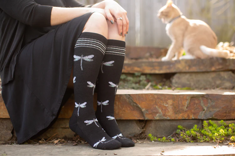 Dragonfly Compression Knee High - Image 6