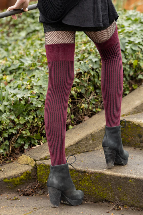 Vertical Lines Thigh High - Image 12