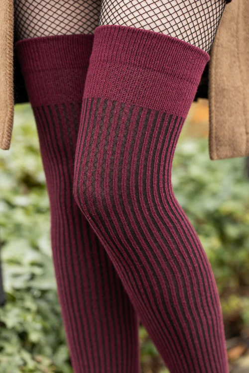 Vertical Lines Thigh High - Image 13