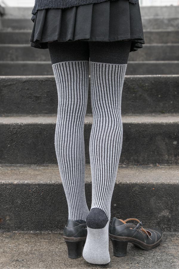 Vertical Lines Thigh High - Image 16