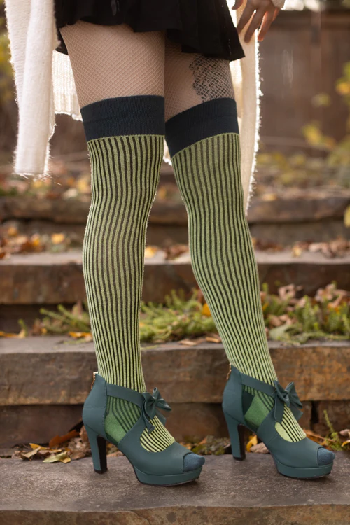 Vertical Lines Thigh High - Image 25