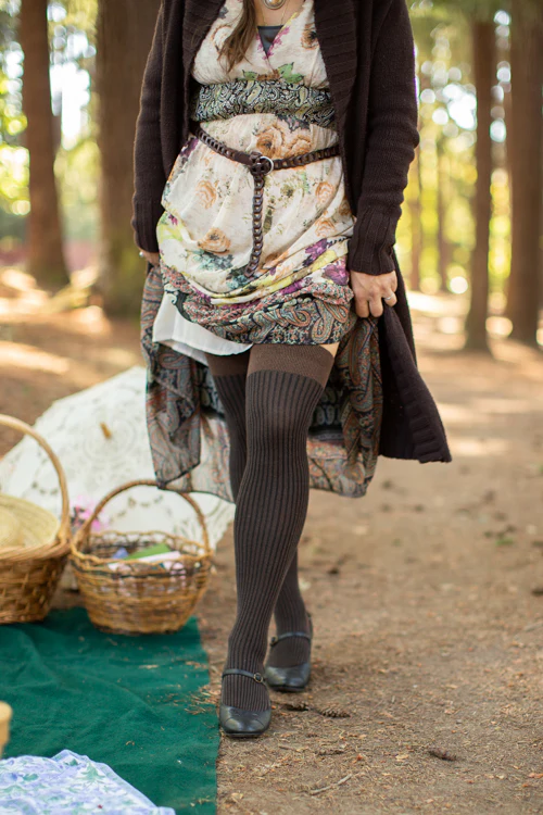 Vertical Lines Thigh High - Image 9