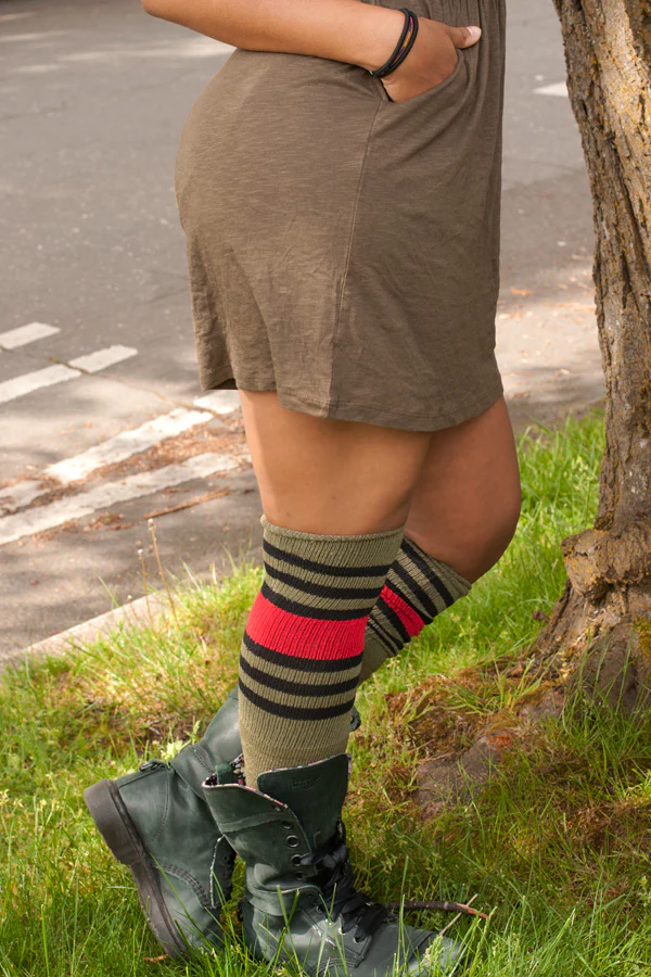 Dreamy Striped OTK Tube Socks - Image 8