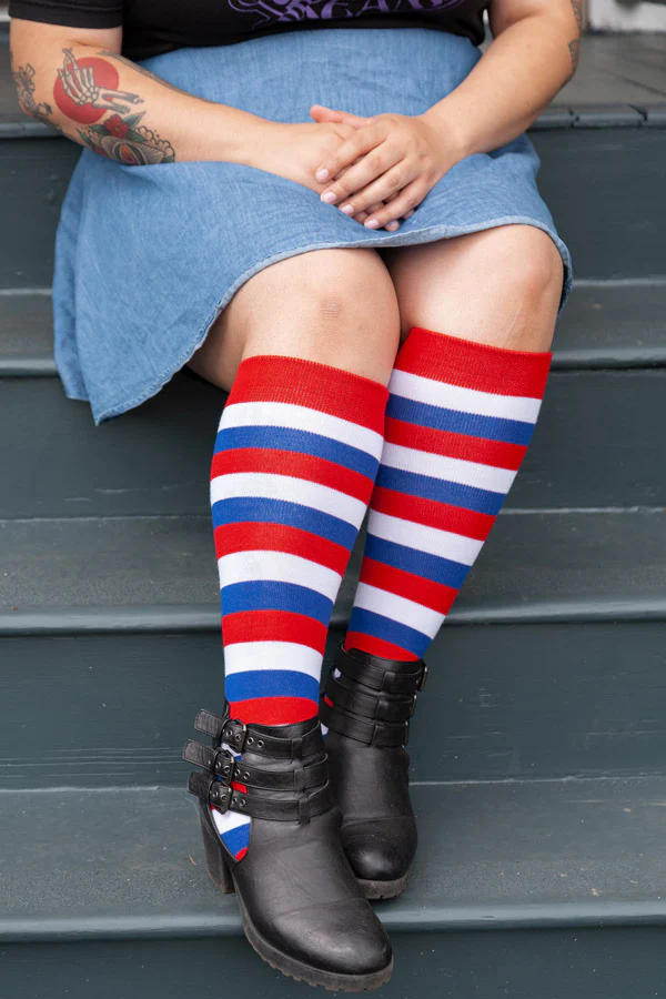 Dutch Love Stripes Knee High Socks