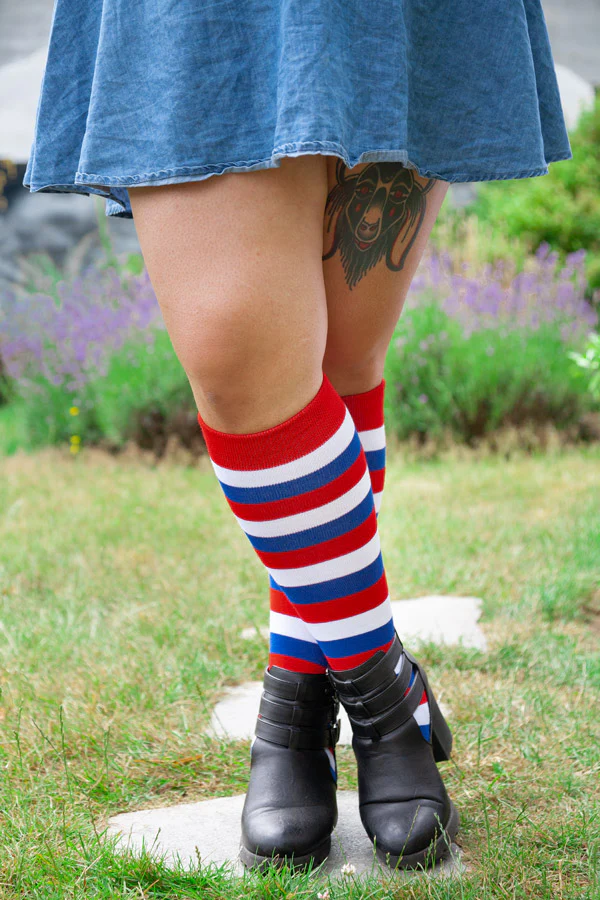 Dutch Love Stripes Knee High Socks - Image 3