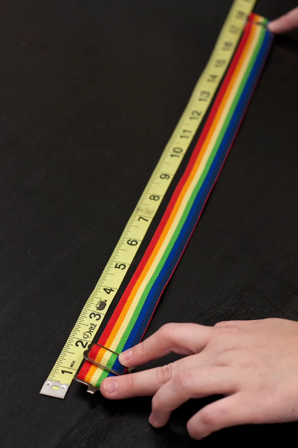 Extra Long Simply Adjustable Rainbow Sock Garters - Image 4