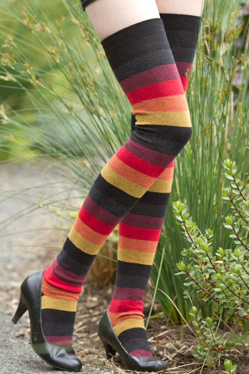 Longer Elemental Stripe Extraordinary Socks - Image 11