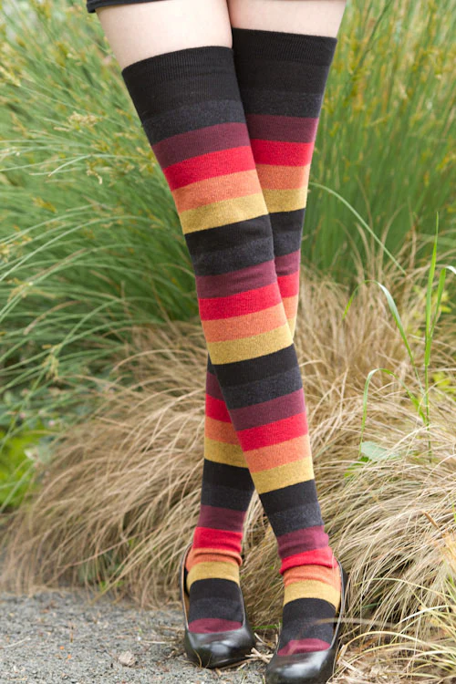 Longer Elemental Stripe Extraordinary Socks - Image 9