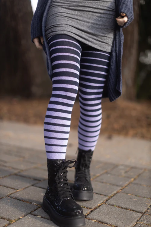 Longer Gradient Stripe Extraordinary Thigh High - Image 17