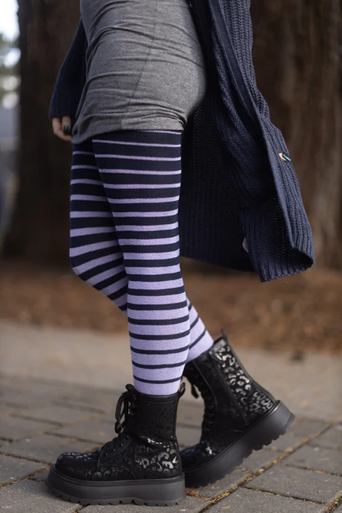 Longer Gradient Stripe Extraordinary Thigh High - Image 18