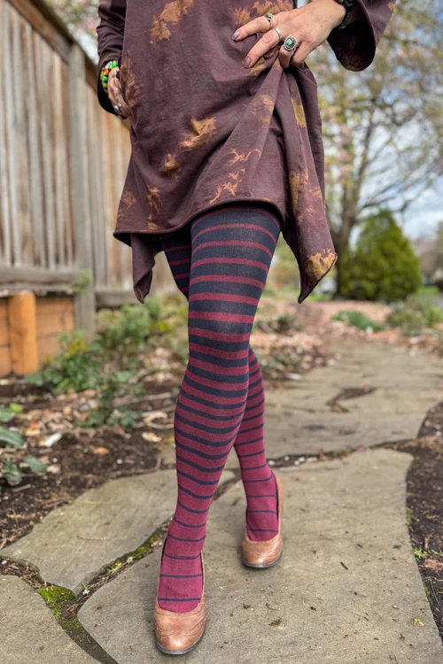 Longer Gradient Stripe Extraordinary Thigh High - Image 2