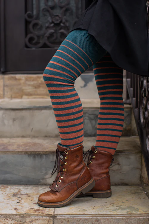 Longer Gradient Stripe Extraordinary Thigh High - Image 26