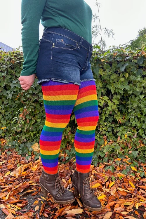 Longer Radiant Rainbow Extraordinary Socks - Image 5