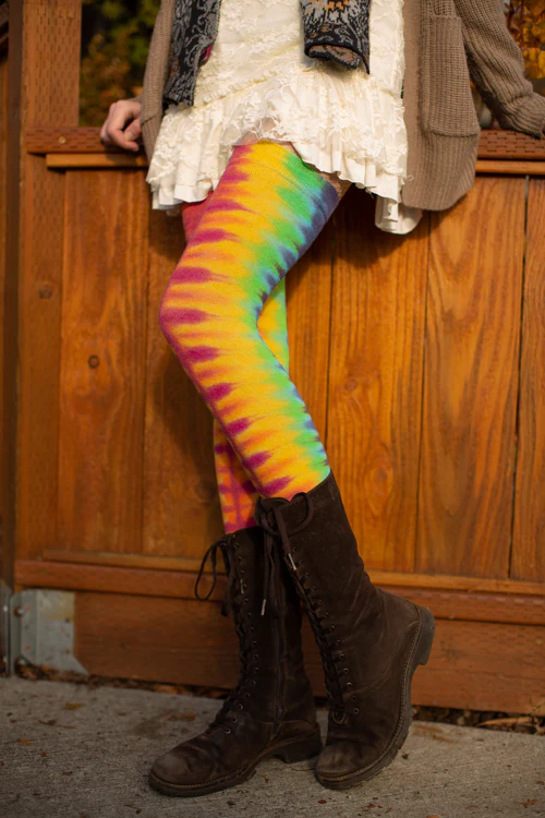 Longer Tie Dyed Extraordinary Thigh High - Image 10