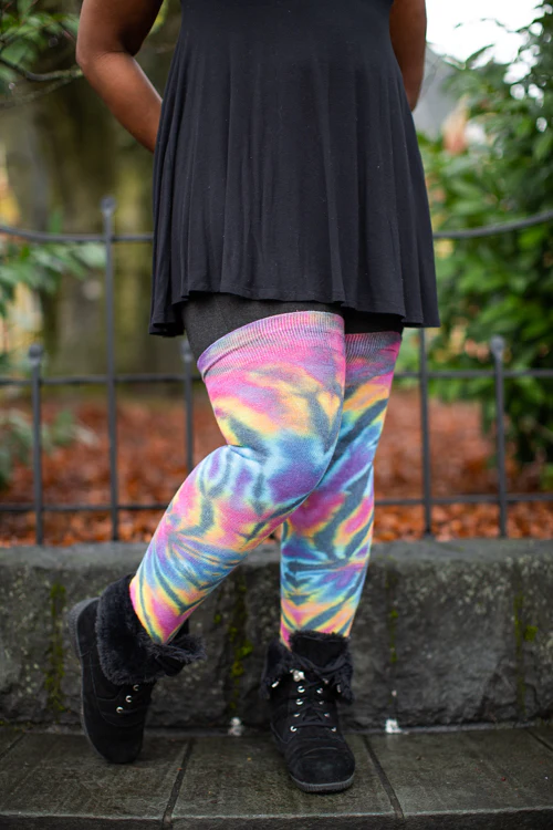 Longer Tie Dyed Extraordinary Thigh High - Image 15