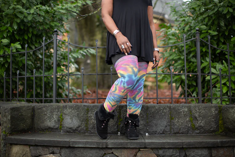 Longer Tie Dyed Extraordinary Thigh High - Image 16