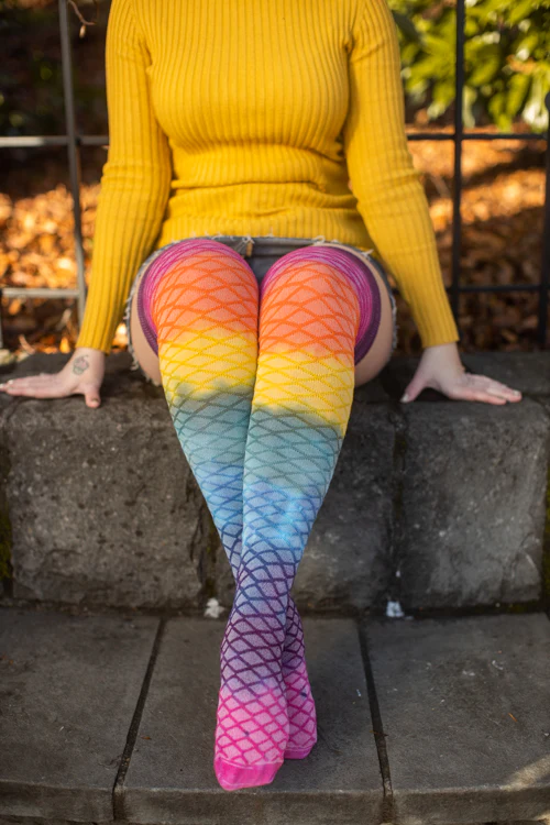 Mermaid Dip Dyed Extraordinary Thigh High - Image 20