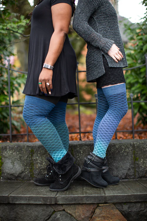 Mermaid Dip Dyed Extraordinary Thigh High - Image 5