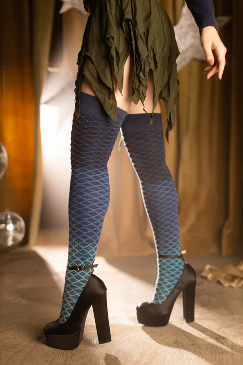 Mermaid Dip Dyed Extraordinary Thigh High - Image 6