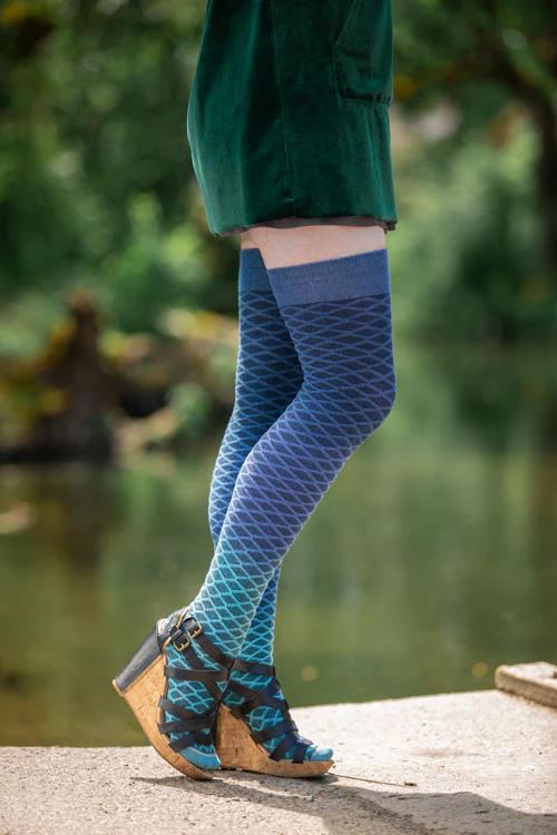 Mermaid Dip Dyed Extraordinary Thigh High - Image 7