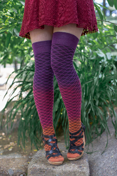 Mermaid Dip Dyed Extraordinary Thigh High - Image 9