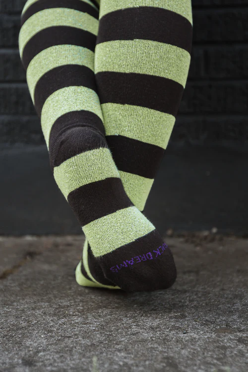 Striped Extraordinary Thigh High Socks - Image 14