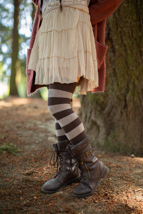 Striped Extraordinary Thigh High Socks - Image 28