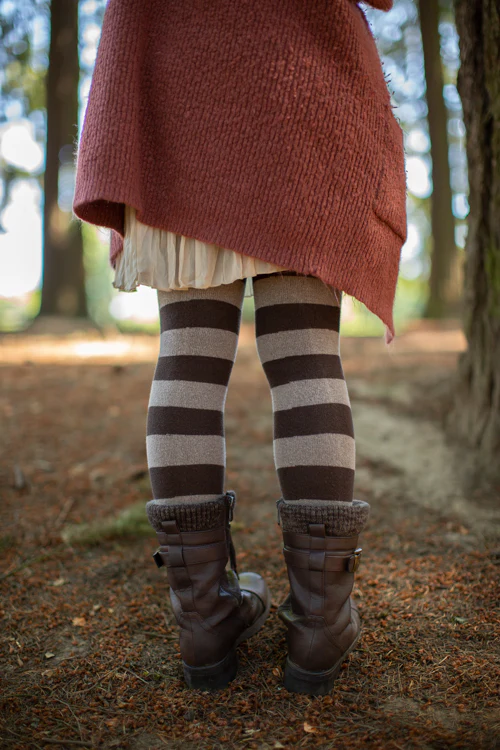 Striped Extraordinary Thigh High Socks - Image 29