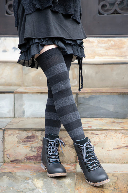 Striped Extraordinary Thigh High Socks - Image 4
