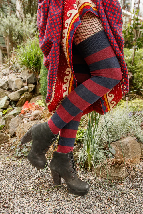 Striped Extraordinary Thigh High Socks - Image 41