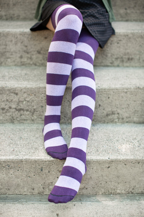 Striped Extraordinary Thigh High Socks - Image 51