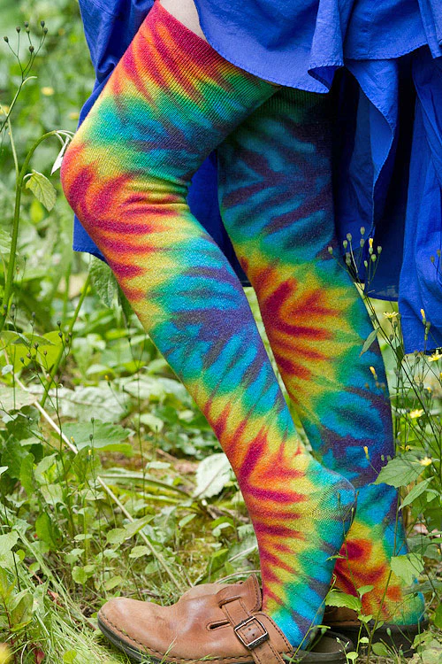 Tie Dyed Extraordinary Thigh High - Image 3