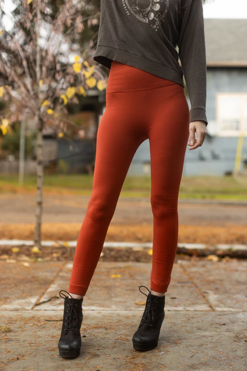 High Waisted Fleece Lined Leggings