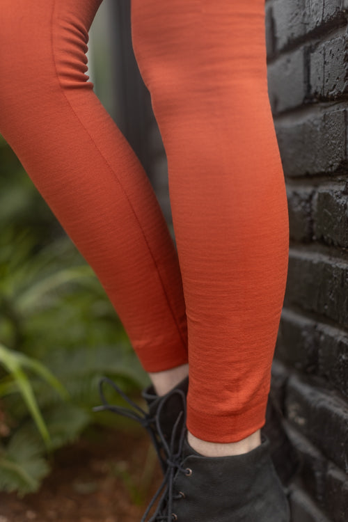 High Waisted Fleece Lined Leggings - Image 7