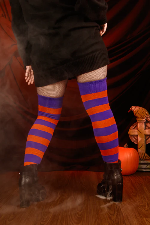 Hocus Pocus Striped Extraordinary Thigh High - Image 4