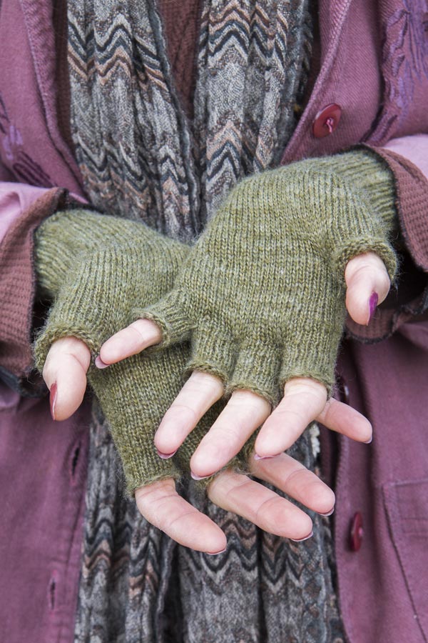 Knit Fingerless Gloves - Image 10