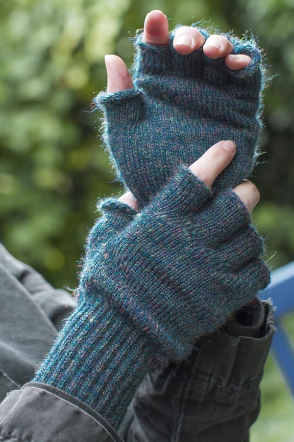Knit Fingerless Gloves - Image 17