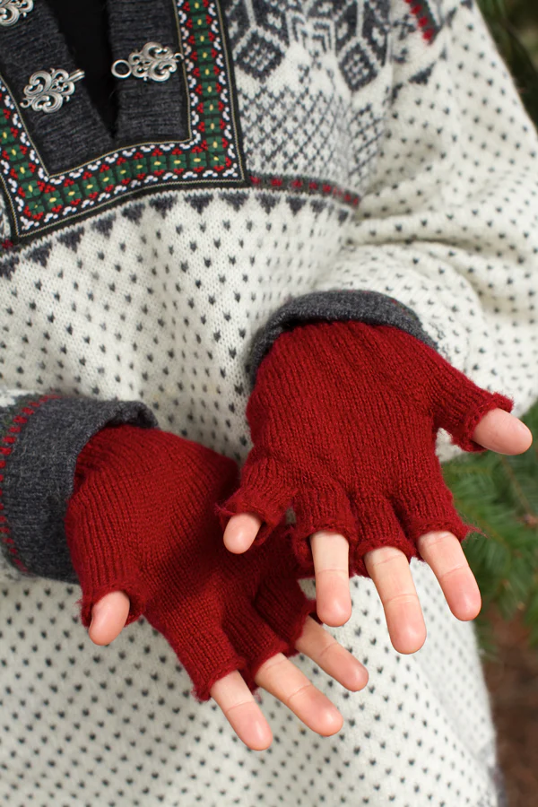 Knit Fingerless Gloves - Image 23