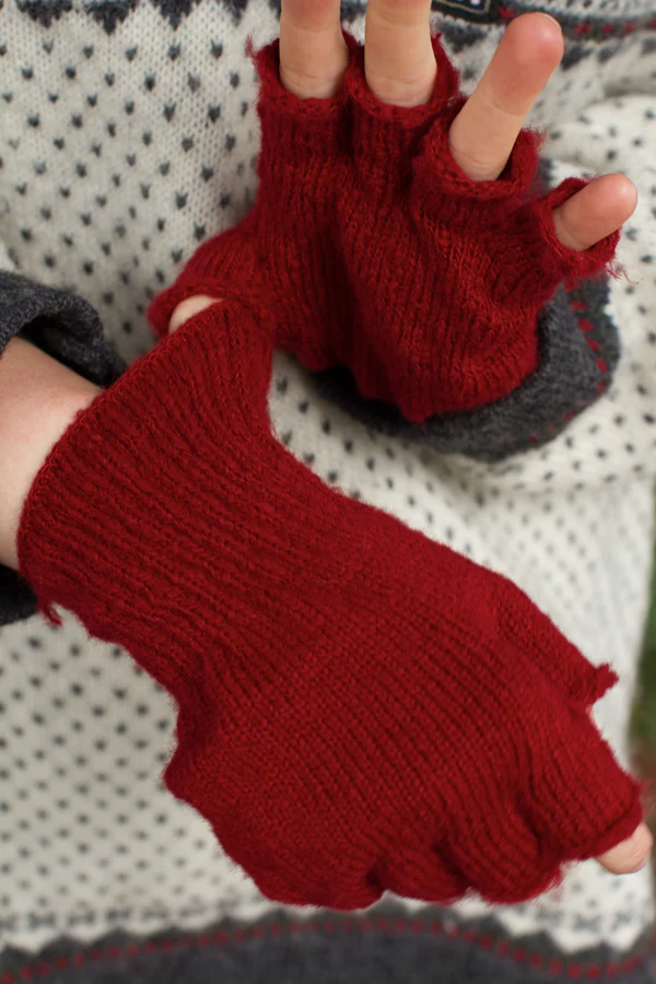 Knit Fingerless Gloves - Image 24