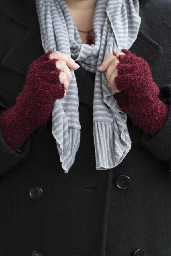 Knit Fingerless Gloves - Image 6