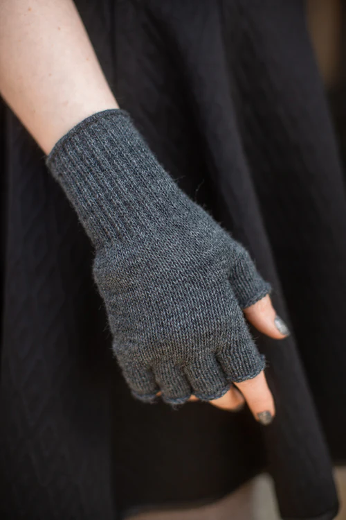 Knit Fingerless Gloves - Image 8