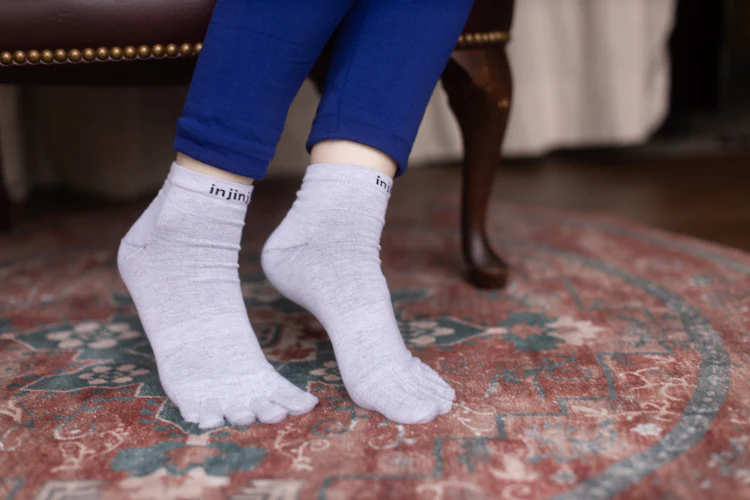 Liner Mini Crew Toe Socks - Image 6
