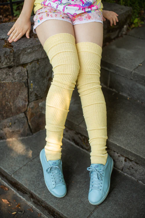 Long Cuffable Scrunchable Socks - Image 12