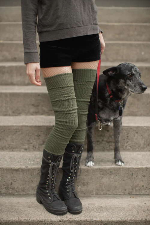 Long Cuffable Scrunchable Socks - Image 2